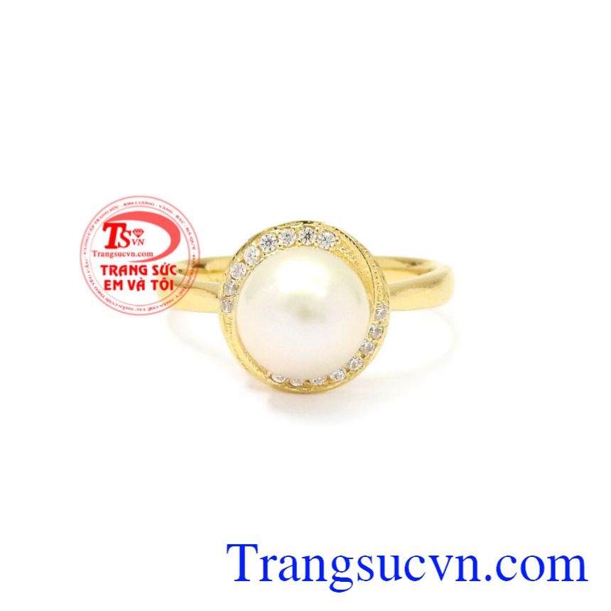 Nhẫn nữ vàng ngọc trai đẹp, Nhẫn nữ ngọc trai Nhẫn nữ vàng ngọc trai đẹp, Nhẫn nữ ngọc trai