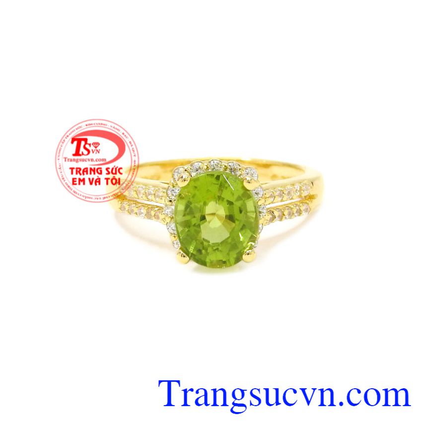 Nhẫn nữ vàng Peridot thiên nhiên, Nhẫn nữ peridot Nhẫn nữ vàng Peridot thiên nhiên, Nhẫn nữ peridot