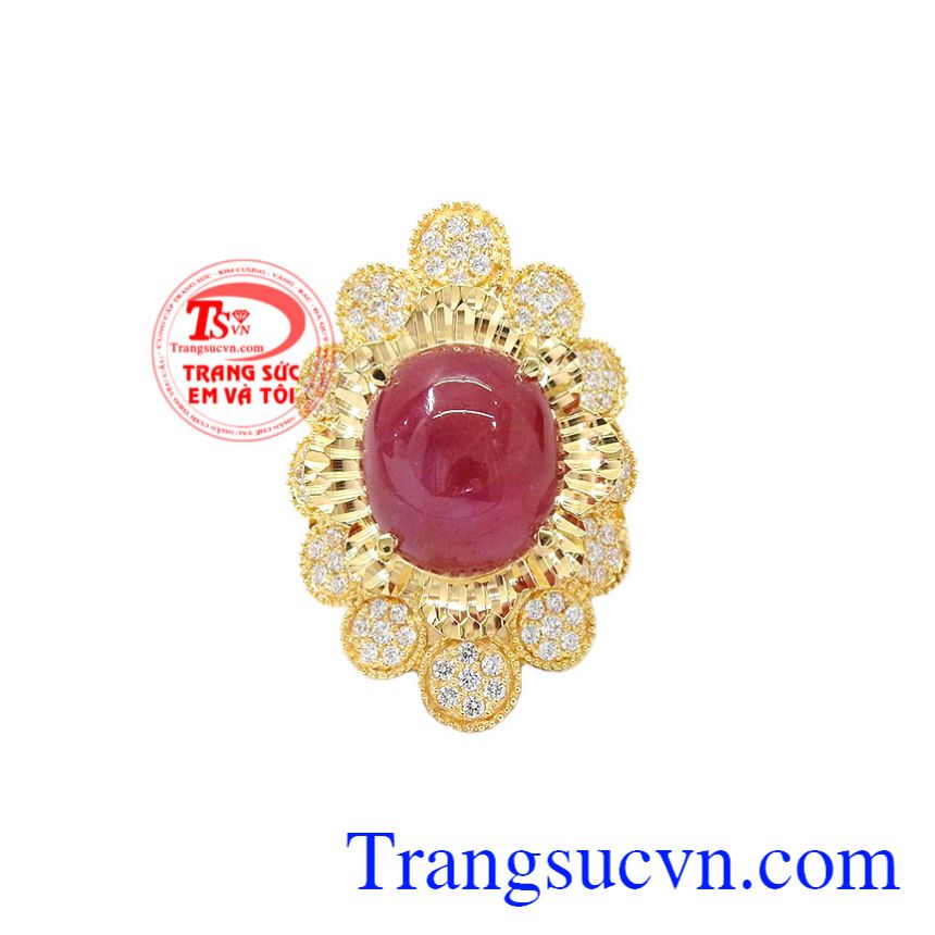Nhẫn nữ vàng Ruby sao độc đáo, Nhẫn nữ ruby Nhẫn nữ vàng Ruby sao độc đáo, Nhẫn nữ ruby