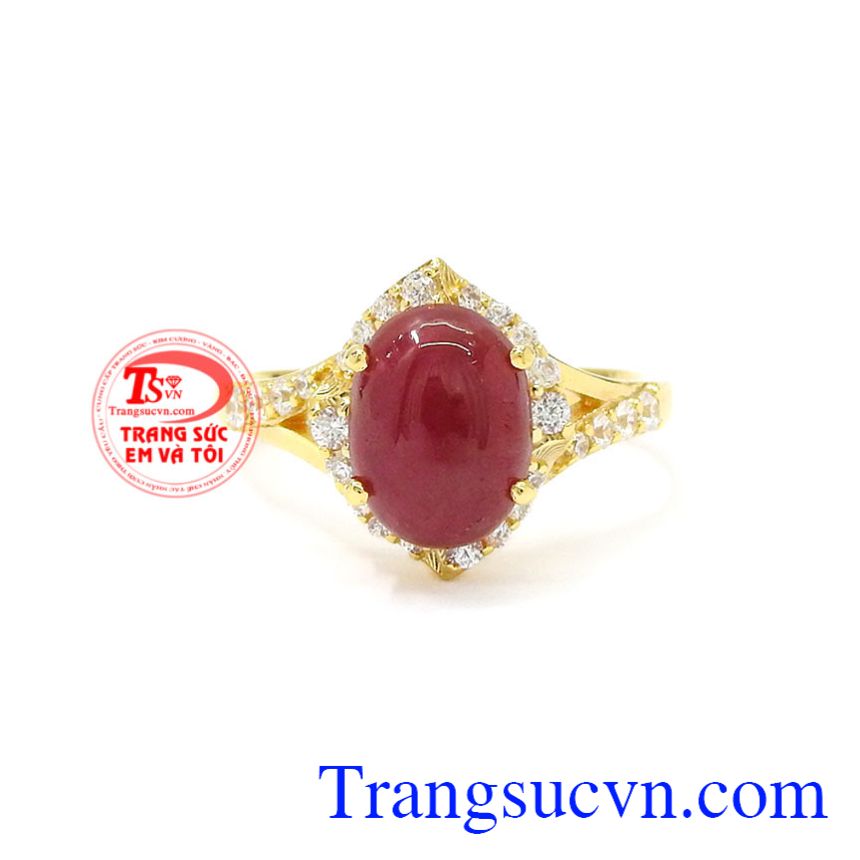 Nhẫn nữ vàng Ruby thiên nhiên, Nhẫn nữ ruby Nhẫn nữ vàng Ruby thiên nhiên, Nhẫn nữ ruby