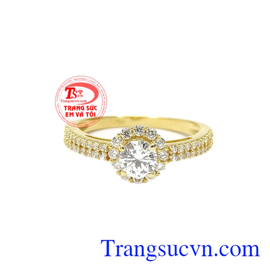 Nhẫn nữ vàng rực rỡ, Nhẫn nữ vàng 18k Nhẫn nữ vàng rực rỡ, Nhẫn nữ vàng 18k