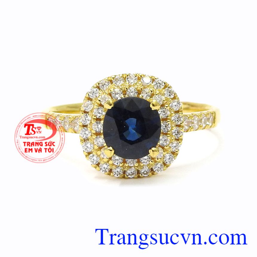 Nhẫn nữ vàng sapphire nữ tính, Nhẫn nữ sapphire