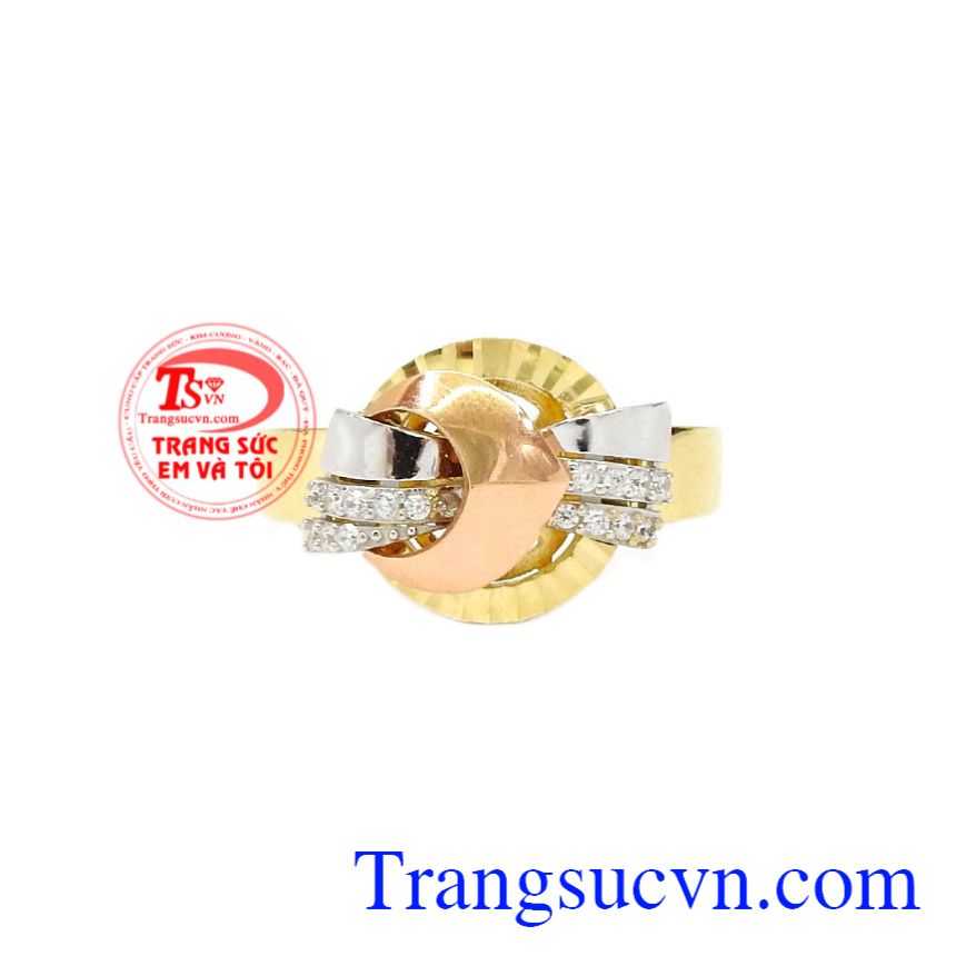 Nhẫn nữ vàng thời thượng, Nhẫn nữ vàng 18k Nhẫn nữ vàng thời thượng, Nhẫn nữ vàng 18k
