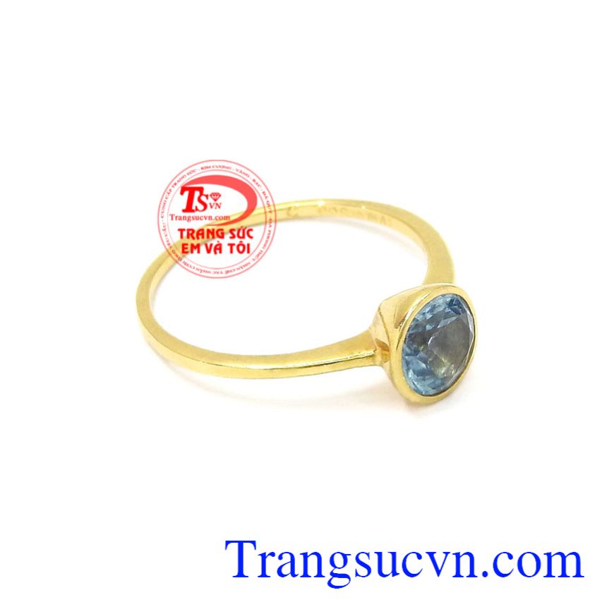 Nhẫn nữ vàng Topaz nhỏ xinh, Nhẫn nữ Topaz Nhẫn nữ vàng Topaz nhỏ xinh, Nhẫn nữ Topaz