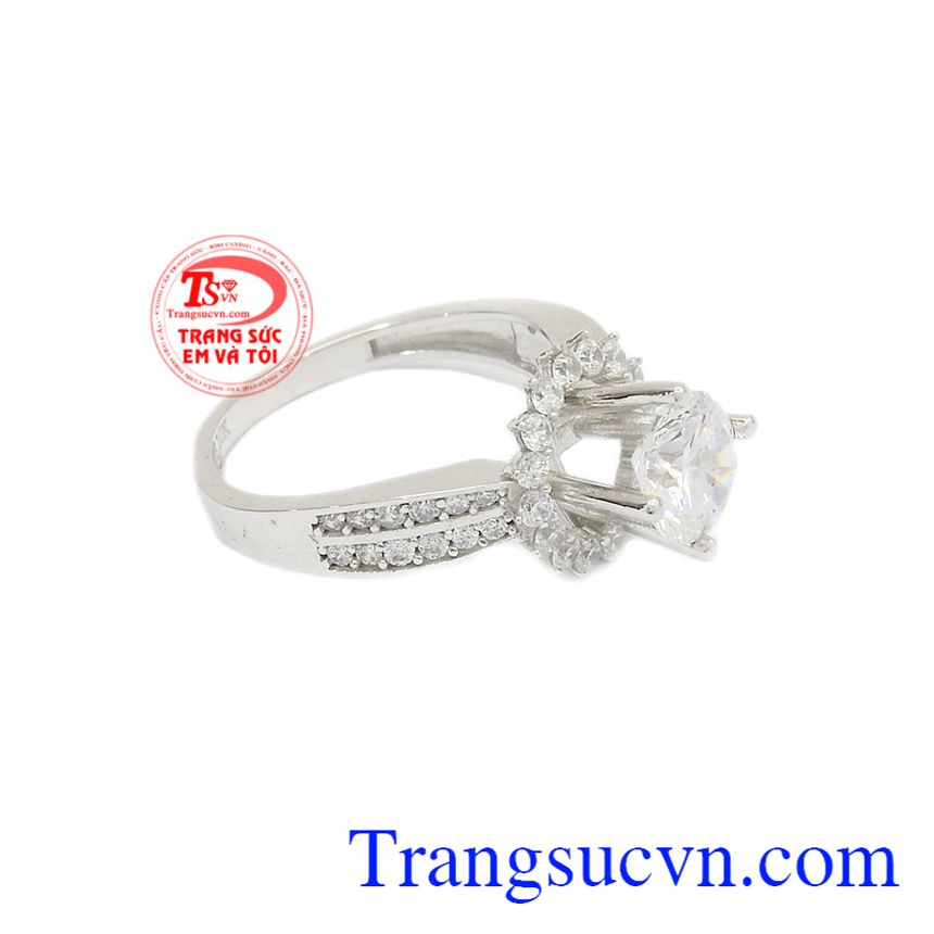 Nhẫn nữ vàng trắng cá tính, Nhẫn nữ vàng trắng