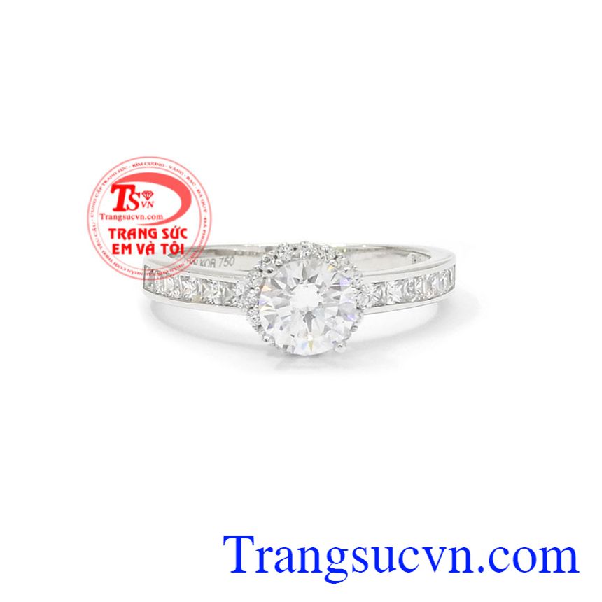 Nhẫn nữ vàng trắng độc đáo, Nhẫn nữ vàng trắng Nhẫn nữ vàng trắng độc đáo, Nhẫn nữ vàng trắng