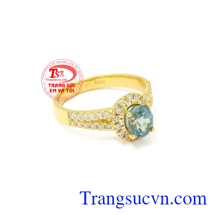 Nhẫn nữ vàng Zircon đẹp, Nhẫn nữ đá quý Nhẫn nữ vàng Zircon đẹp, Nhẫn nữ đá quý