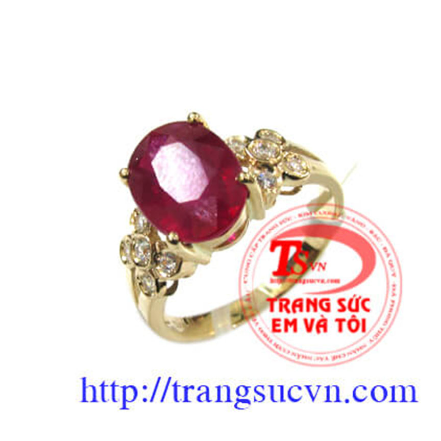 Nhẫn ruby facet nữ, Nhẫn nữ ruby Nhẫn ruby facet nữ, Nhẫn nữ ruby