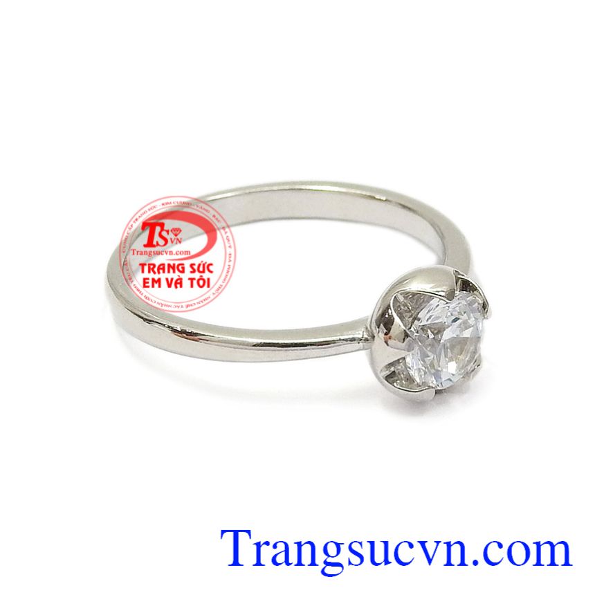 Nhẫn vàng trắng sắc màu tình yêu, Nhẫn nữ vàng trắng