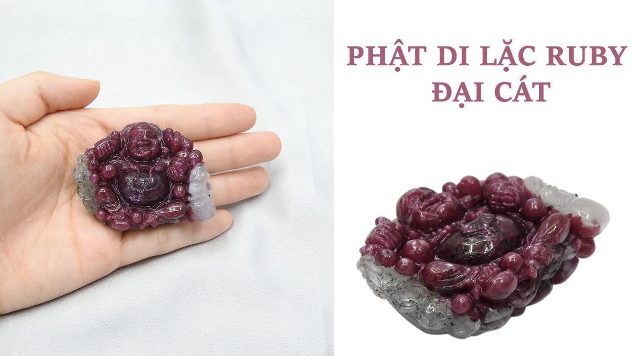 Phật Di Lặc Ruby đại cát