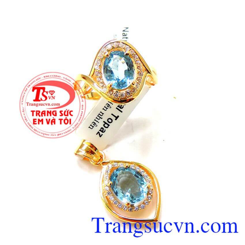 Trang Sức Vàng Topaz, Trang sức bộ Trang Sức Vàng Topaz, Trang sức bộ