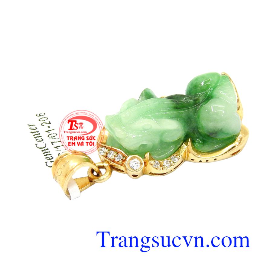 Vàng tây bọc tỳ hưu ngọc Jadeite, Tỳ hưu vàng