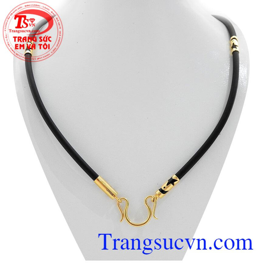 Dây cao su bọc vàng 14k đẹp, Dây cao su nam mạnh mẽ, Dây cao su tính bền đẹp cao