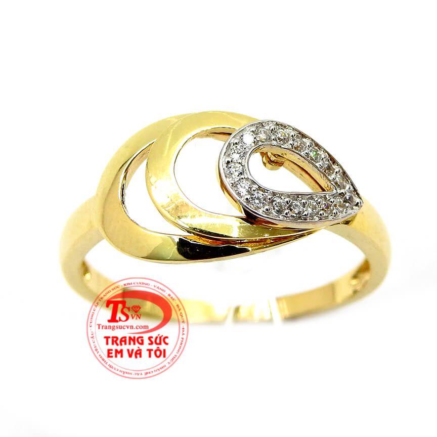 Nhẫn nữ giọt nước, Nhẫn nữ vàng, nhẫn nữ dịu dàng