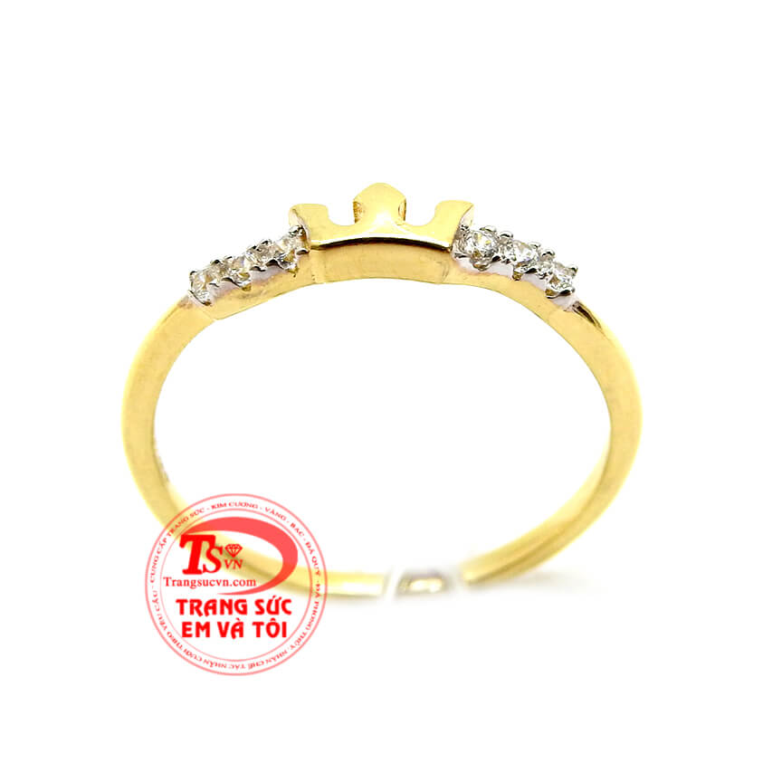 Nhẫn vàng nữ vương miện, Nhẫn nữ vàng, Nhẫn nữ quý phái