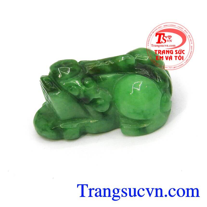 Tỳ hưu ngọc Jadeite thi&ecirc;n nhi&ecirc;n, tỳ hưu phong thủy, tỳ hưu loại nhỏ