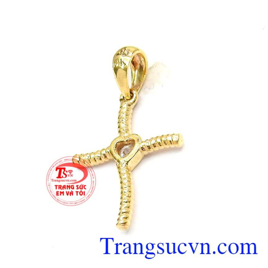 C&acirc;y Th&aacute;nh Gi&aacute; T&igrave;nh Y&ecirc;u, mặt d&acirc;y nữ v&agrave;ng 10k, Mặt d&acirc;y c&ocirc;ng gi&aacute;o.