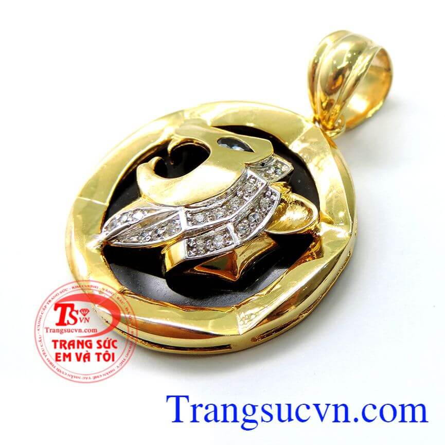 Mặt Cọp, mặt dây hình mặt cọp mạnh mẽ.