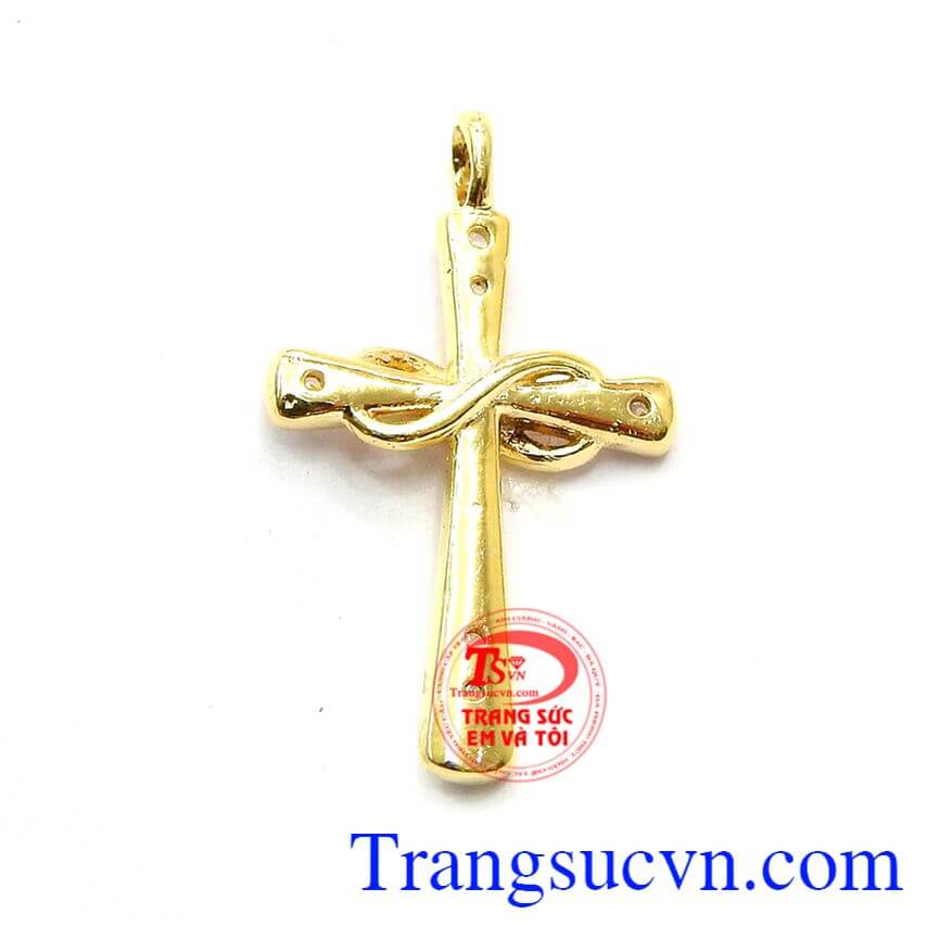 Mặt thập gi&aacute; v&agrave;ng, Mặt d&acirc;y nữ thời trang, Mặt d&acirc;y v&agrave;ng 10k.