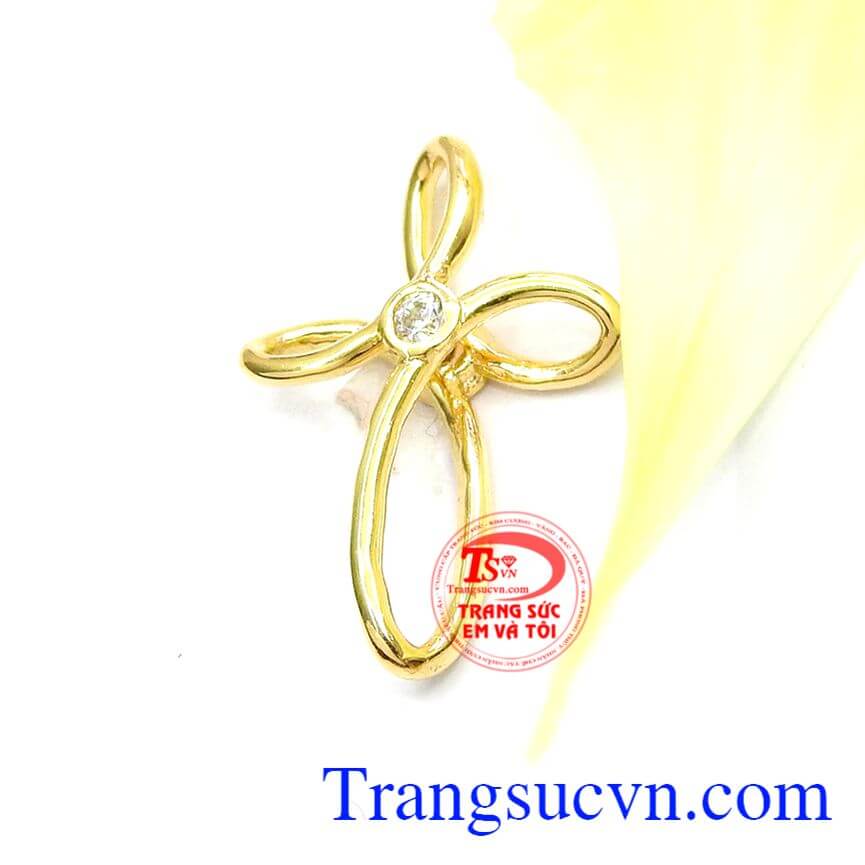 Mặt th&aacute;nh gi&aacute; hồng &acirc;n, mặt d&acirc;y nữ phong c&aacute;ch, Mặt d&acirc;y v&agrave;ng 10k.