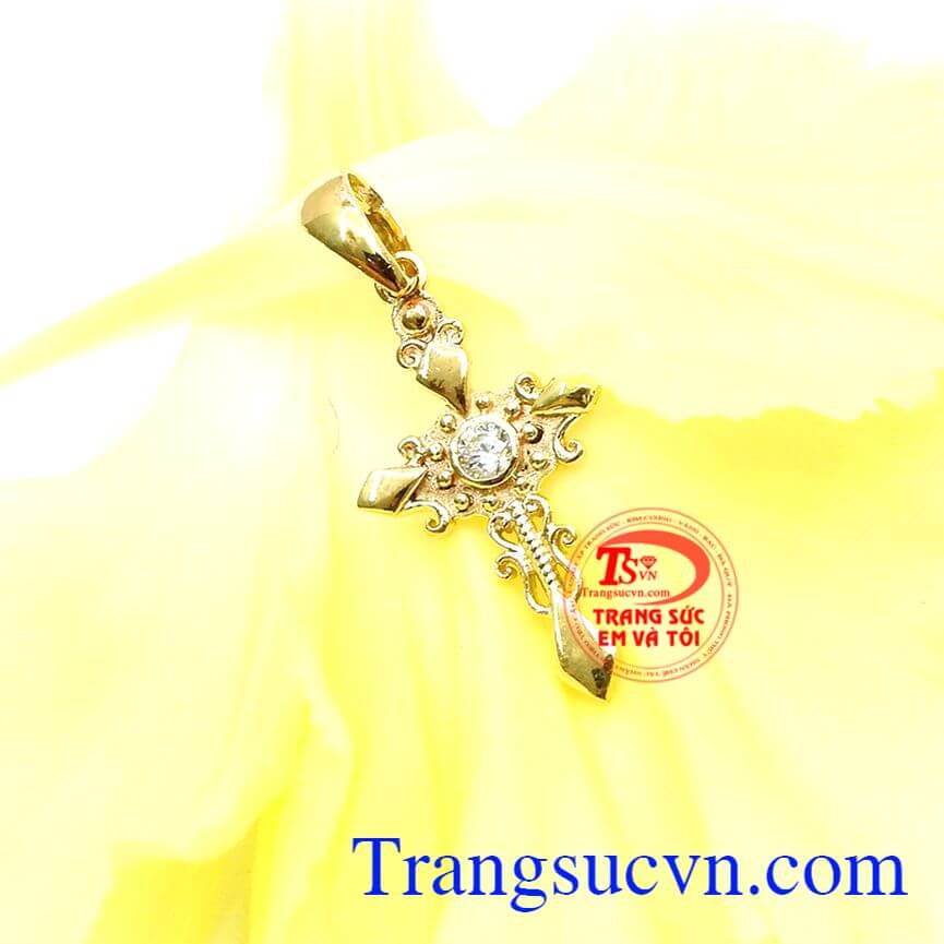 Mặt V&agrave;ng Th&aacute;nh Gi&aacute;, mặt d&acirc;y nữ, mặt d&acirc;y v&agrave;ng 10k.