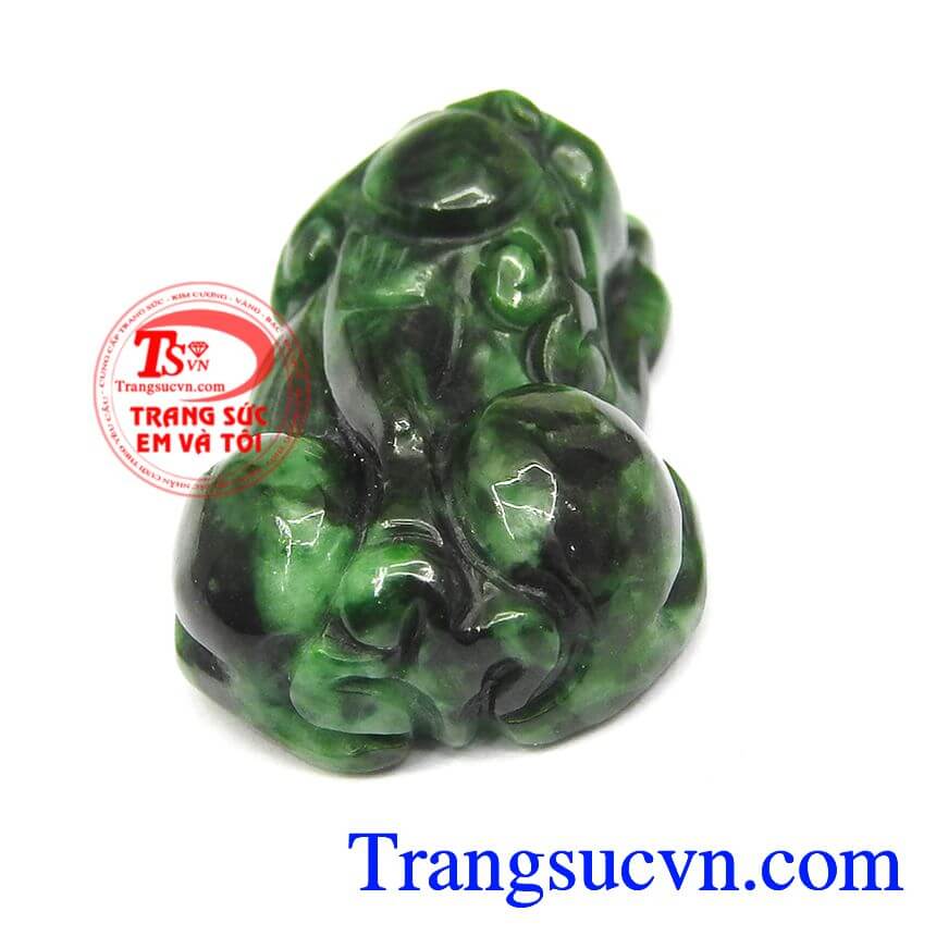 Tỳ hưu Jadeite, tỳ hưu ngọc cẩm thạch thiên nhiên, tỳ hưu đẹp.