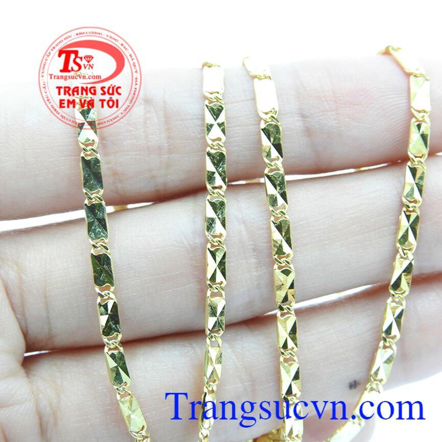 D&acirc;y chuyền v&agrave;ng t&acirc;y nữ, D&acirc;y chuyền v&agrave;ng t&acirc;y mềm mại, D&acirc;y chuyền v&agrave;ng t&acirc;y mang hơi hướng cổ điển nhưng kh&ocirc;ng hề nh&agrave;m ch&aacute;n