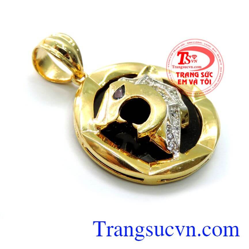 Mặt Cọp, mặt dây hình mặt cọp mạnh mẽ.