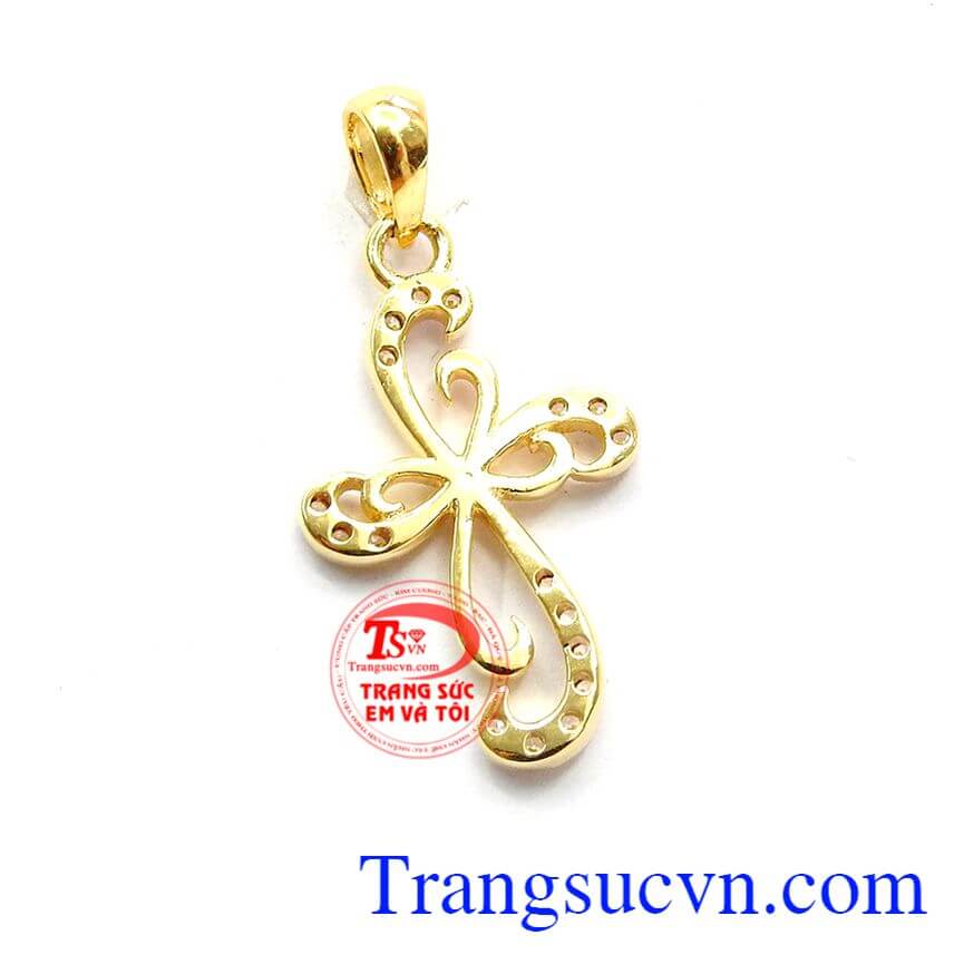 Mặt th&aacute;nh gi&aacute; v&agrave;ng đeo cổ, Mặt d&acirc;y v&agrave;ng 10k, Mặt d&acirc;y nữ thời trang.