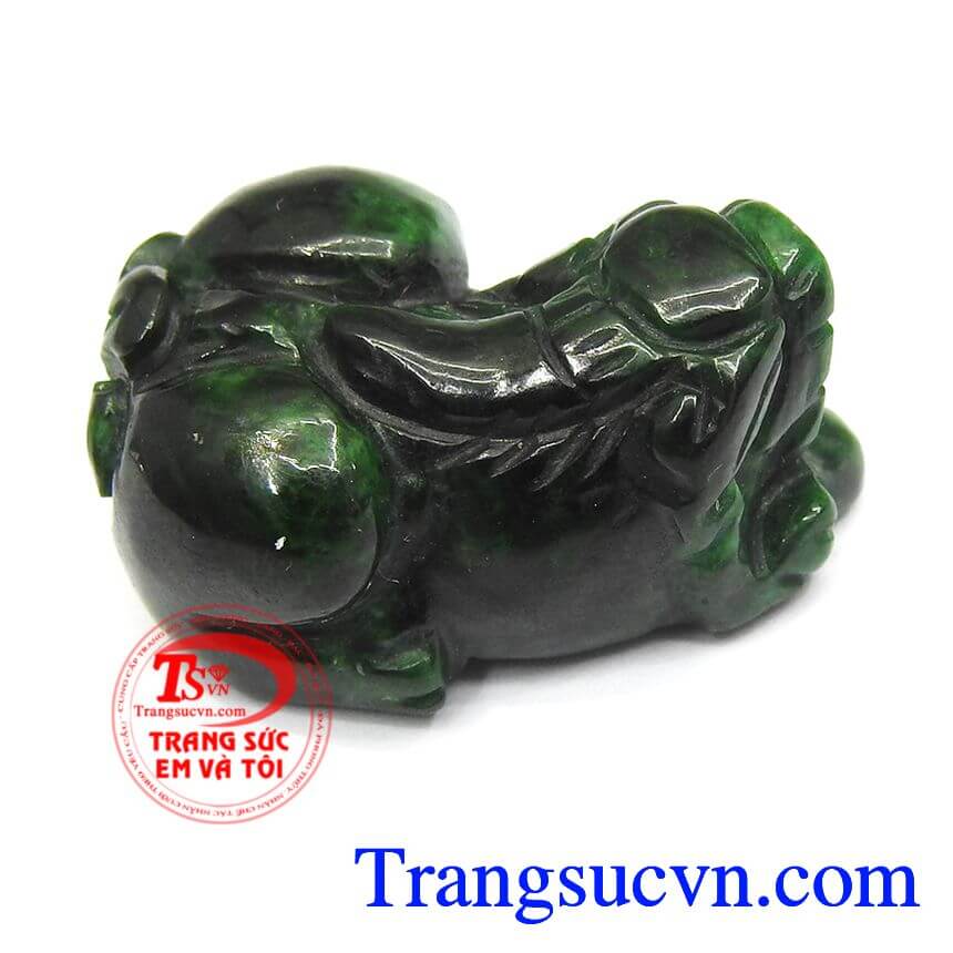 Tỳ hưu cẩm thạch phát lộc, tỳ hưu cẩm thạch thiên nhiên, tỳ hưu hút tiền tài.