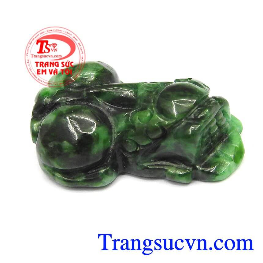 Tỳ hưu Jadeite, tỳ hưu ngọc cẩm thạch thiên nhiên, tỳ hưu đẹp.