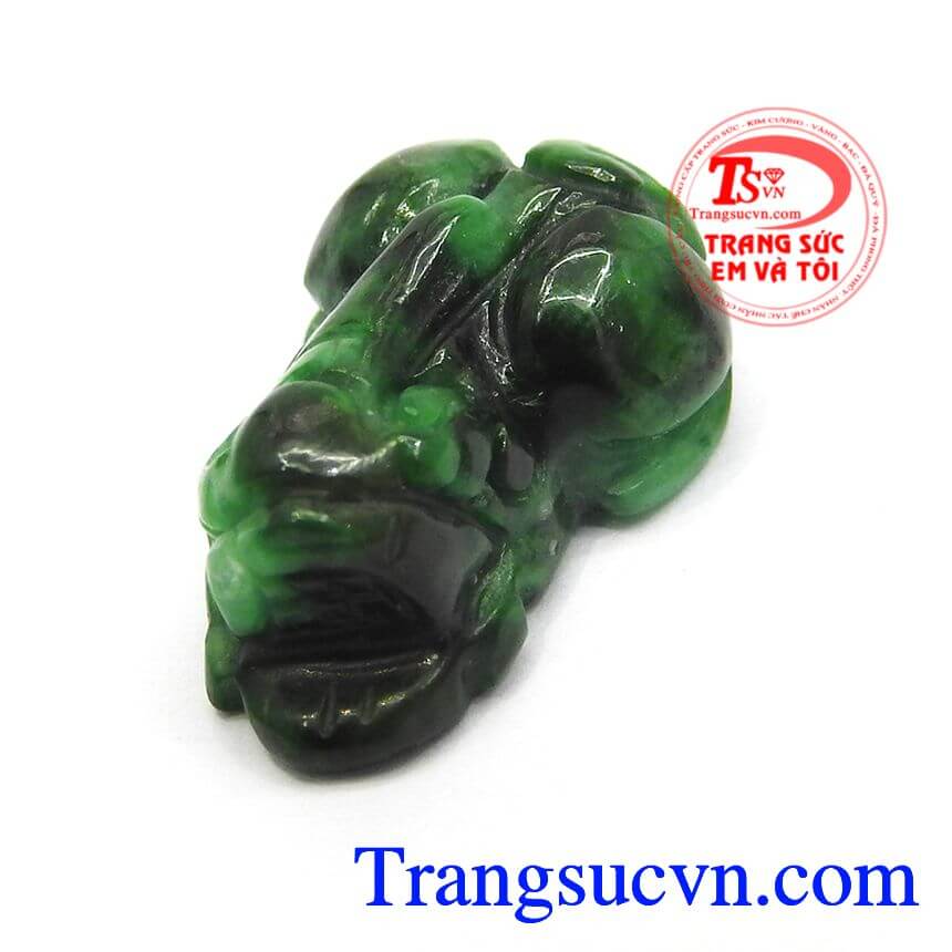 Tỳ hưu ngọc cẩm thạch xanh, tỳ hưu đẹp, tỳ hưu phong thủy.