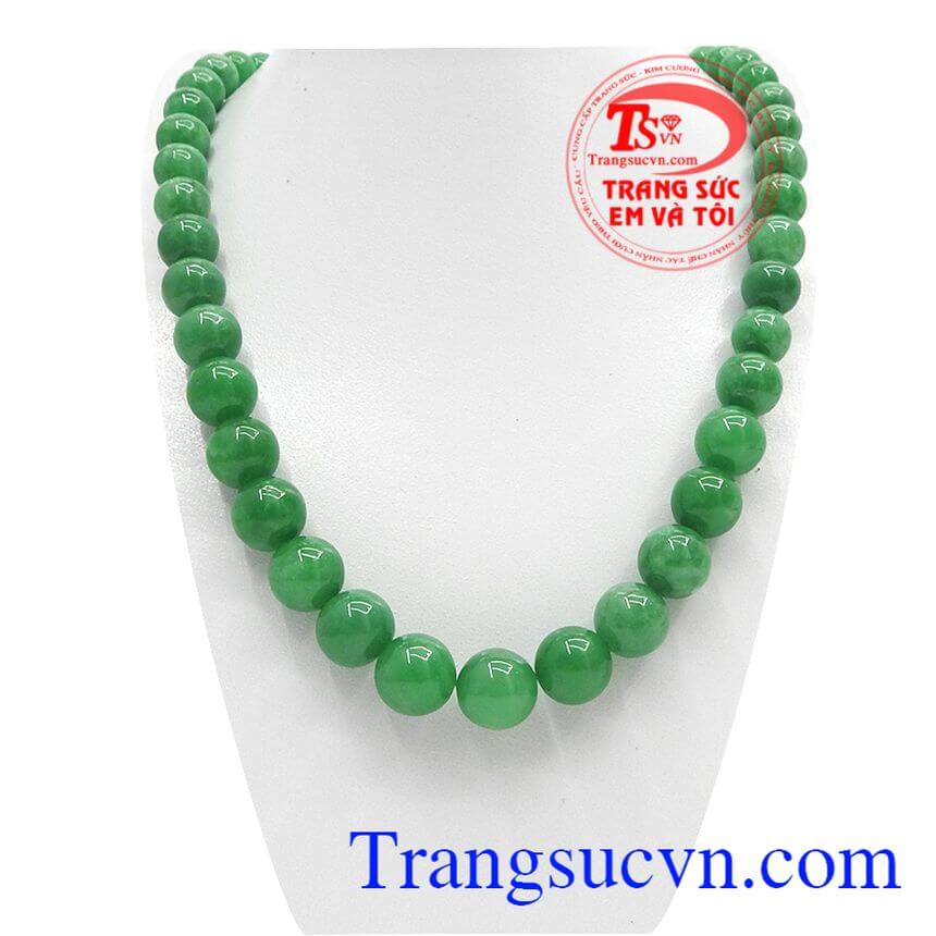 Chuỗi vòng cổ ngọc cẩm thạch, chuỗi ngọc đẹp, chuỗi ngọc dành cho quý cô.