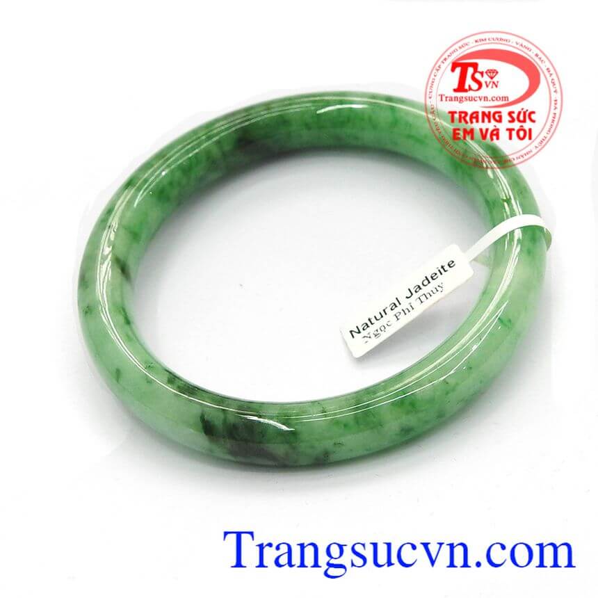 Vòng tay cẩm thạch quý phái, vòng ngọc thiên nhiên, vòng tay phái nữ.