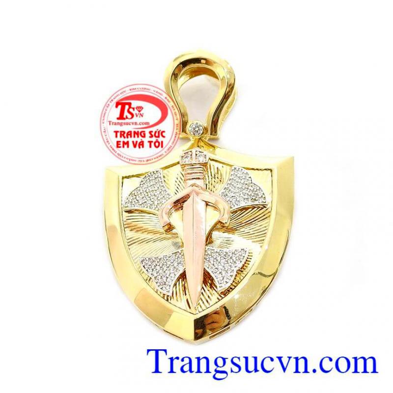 Mặt dây nam khiên vàng 10k, mặt dây vàng tây, mặt dây chuyền. Mặt dây nam khiên vàng 10k, mặt dây vàng tây, mặt dây chuyền.