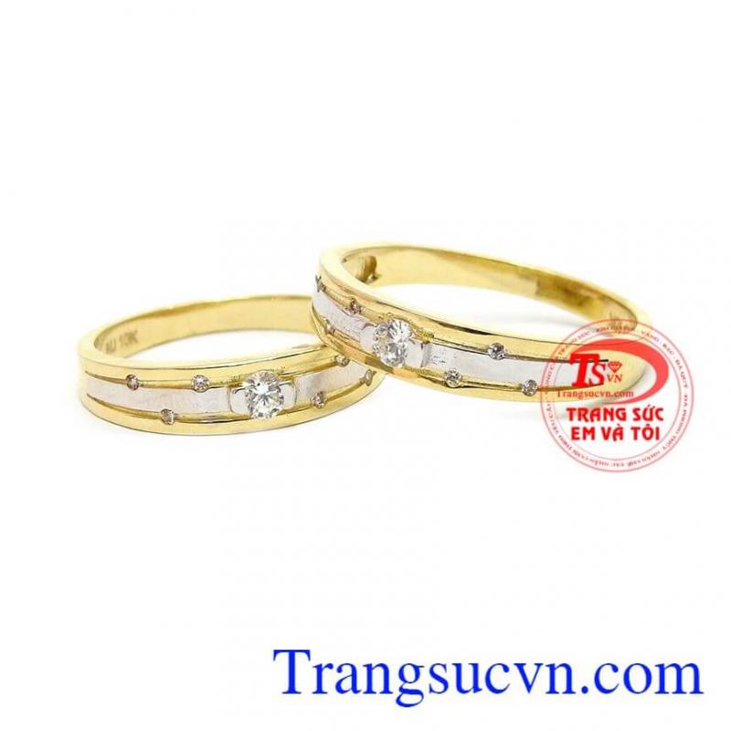 Nhẫn cưới hạnh phúc trăm năm, nhẫn cưới vàng tây. Nhẫn cưới hạnh phúc trăm năm, nhẫn cưới vàng tây.