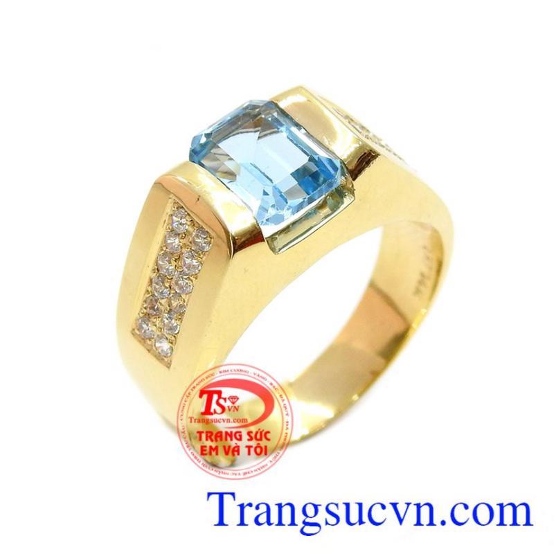 Nhẫn topaz thiên nhiên vàng 14k, nhẫn topaz đẹp, nhẫn nam vàng tây.  Nhẫn topaz thiên nhiên vàng 14k, nhẫn topaz đẹp, nhẫn nam vàng tây.