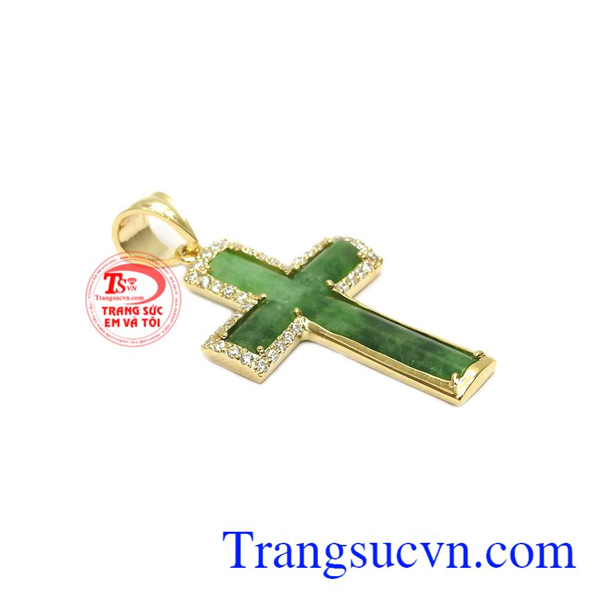 Th&aacute;nh gi&aacute; v&agrave;ng gắn đ&aacute; qu&yacute; mang phong c&aacute;ch sang trọng v&agrave; quyến rũ.