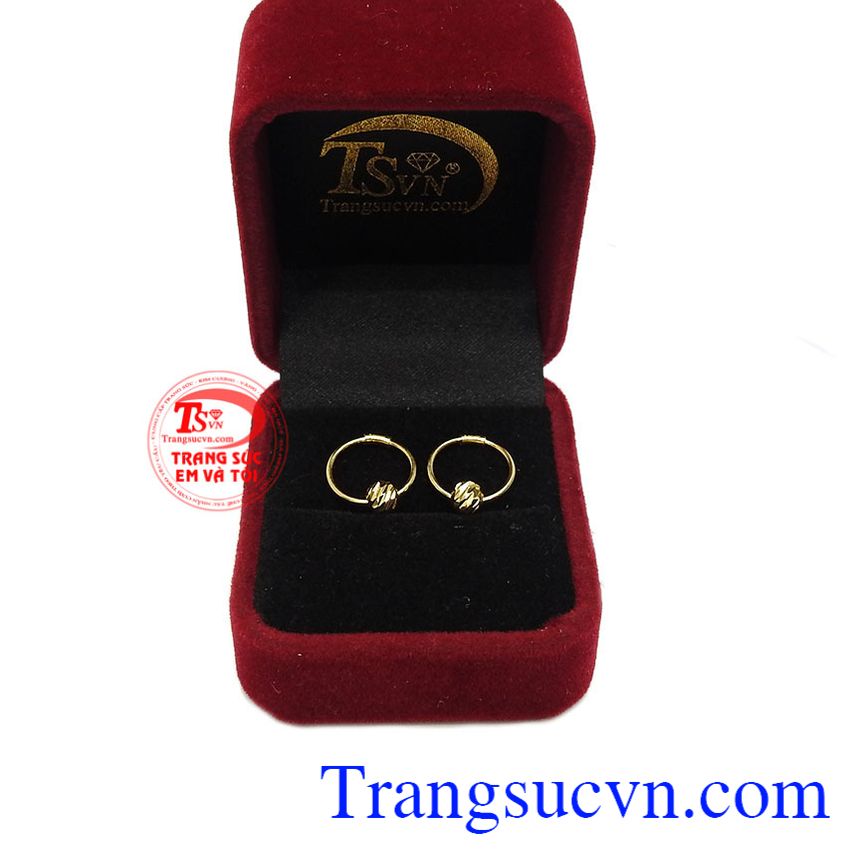 Hoa tai vàng tây, hoa tai nhỏ, hoa tai đẹp