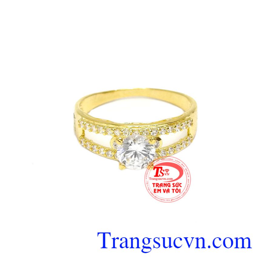 Nhẫn nữ đẹp, Nhẫn nữ vàng tây