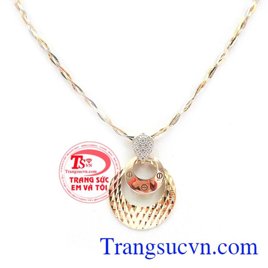 Bộ dây chuyền 18k đẹp,Trang sức bộ,Trang sức nữ