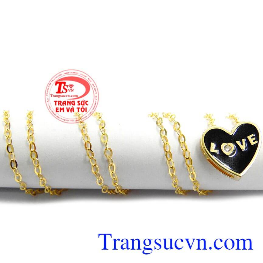 Bộ dây chuyền nữ tình yêu,Trang sức bộ,Trang sức vàng