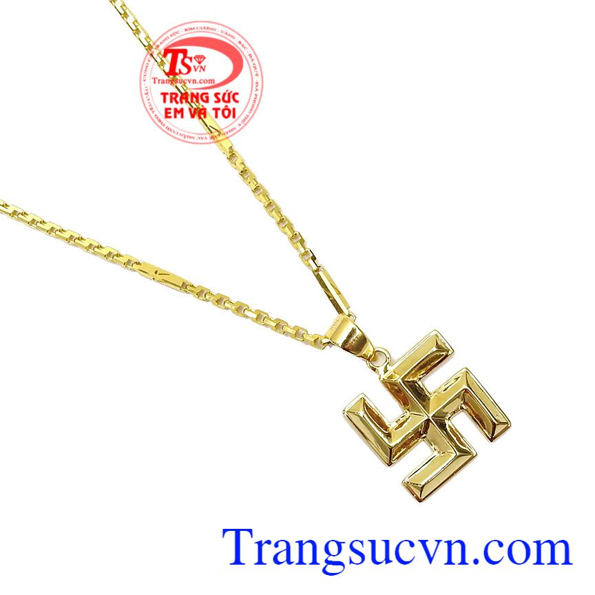 Bộ dây chuyền nữ vàng chữ Vạn,Trang sức bộ,Trang sức vàng Bộ dây chuyền nữ vàng chữ Vạn,Trang sức bộ,Trang sức vàng