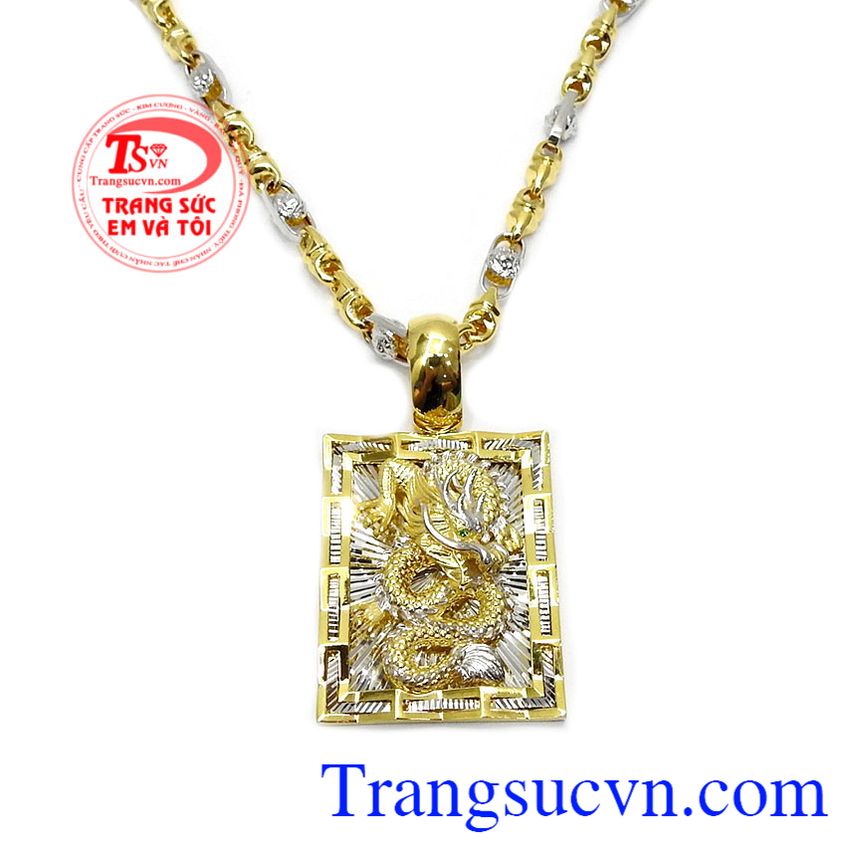 Bộ dây chuyền rồng 3D,Mặt dây chuyền nam,Trang sức nam Bộ dây chuyền rồng 3D,Mặt dây chuyền nam,Trang sức nam