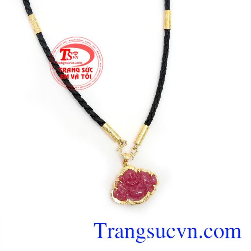 Bộ Dây Chuyền Ruby Bình An,Mặt dây chuyền nam,Trang sức nam Bộ Dây Chuyền Ruby Bình An,Mặt dây chuyền nam,Trang sức nam