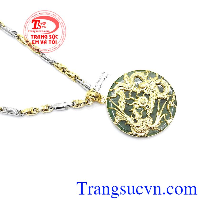 Bộ dây mặt ngọc rồng phượng,Mặt dây chuyền nam,trang sức nam Bộ dây mặt ngọc rồng phượng,Mặt dây chuyền nam,trang sức nam