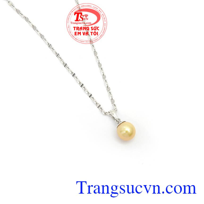 Bộ Dây Ngọc Trai Tinh Tế, trang sức bộ, mặt dây đá quý