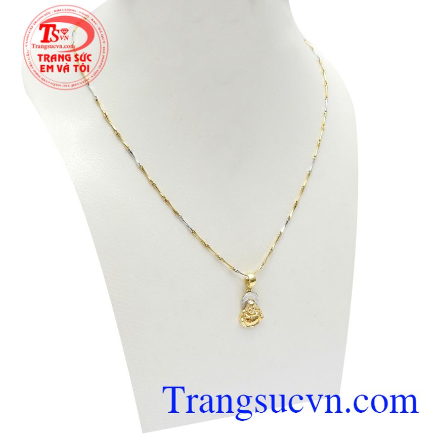 Bộ Dây Nữ Di Lặc Bình An, bộ dây vàng tây, bộ dây đẹp Bộ Dây Nữ Di Lặc Bình An, bộ dây vàng tây, bộ dây đẹp