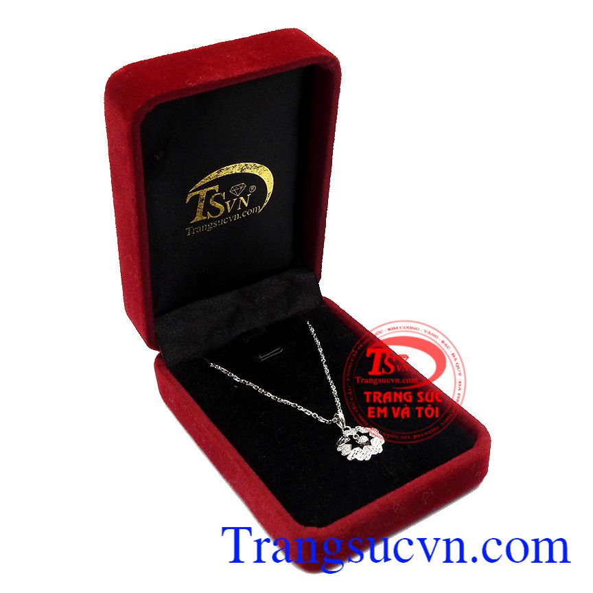 Bộ dây nữ vàng trắng trái tim,Trang sức bộ,Trang sức nữ Bộ dây nữ vàng trắng trái tim,Trang sức bộ,Trang sức nữ