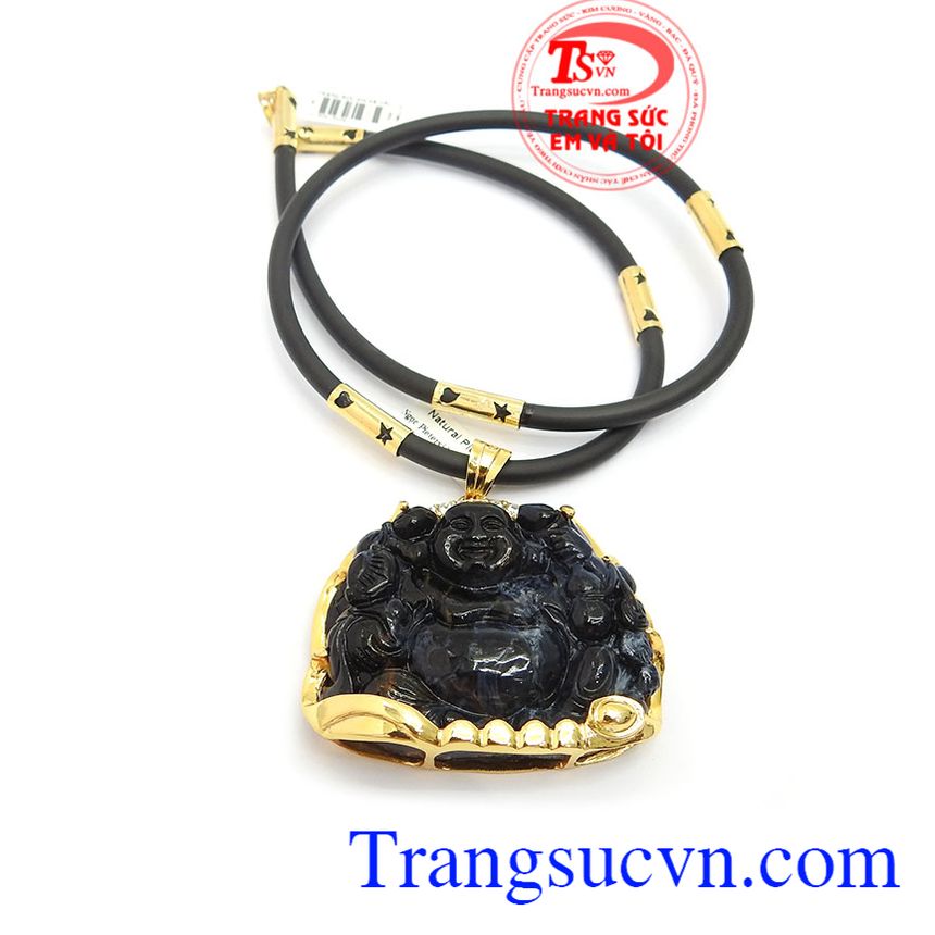 Bộ dây phật di lặc ngọc pietersite,Mặt dây chuyền nam,Trang sức nam Bộ dây phật di lặc ngọc pietersite,Mặt dây chuyền nam,Trang sức nam